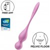 Satisfyer Love Birds Venušine guličky 1 biele, smart vibračné Venušine guličky