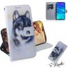 Peňaženkové puzdro White Wolf Pattern na Huawei P Smart (2019) / Honor 10 Lite