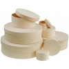 Meyco Okrúhly box z preglejky, 1 ks Ø 6 x 3,5 cm
