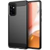 Techsuit Carbon Silicone kryt na Samsung Galaxy A72 4G / A72 5G – čierny