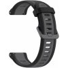 Silikónový remienok Ricardo 18mm (Garmin Venu 2S, Vívoactive 4S, Forerunner 265S, Venu 3S aj.), čierny, Quick Release