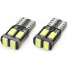 Žiarovky LED VERTEX CANBUS 6SMD-2 5730 T10 (W5W) White (2ks) Amio