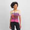Sportful FLOW SUPERGIARA dámsky dres carmine rose yellow Veľkosť: XL