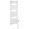 Aqualine Kúrenie - Vykurovacie teleso Tondi-E, 45x133 cm, 500 W, biela DE470T
