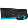 A4tech FG1010 FSTYLER set bezdr. klávesnice + myši, modrá barva