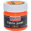 Farba na textil PENTART NEON 50ml - neónová oranžová