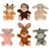 Teddies Maňuška Zvieratko plyš 30cm asst 6 druhov