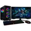 PC zostava AMD Ryzen 7 5700X 8-Core + vodné chladenie | DDR4 RAM 32GB | SSD 1000GB | GeForce RTX 5060 OC 8GB | WiFi + Bluetooth | 27