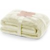 DecoKing Deka z mikrovlákna CREAM krémová 200x220