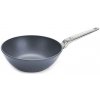 Wok DIAMOND LITE PRO 32 cm, na indukciu, rukoväť z nehrdzavejúcej ocele, titán, WOLL
