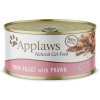 APPLAWS Natural Cat Food Tuna fillet with prawn - mokré krmivo pro kočky - 156g