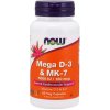 Now Foods Mega D3 + K2 (MK-7) 60 kapsúl