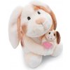 NICI plyšový zajačik s mláďatkom Little & Me 20 cm