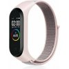 Xiaomi Nylónový náhradný náramok na suchý zips pre Mi Band 3/4/5/6/7 Farba: ružová