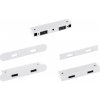 Interex design 2 x USB nabíjací modul do nábytku / Biela matná