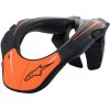 Nákrčník ALPINESTARS Neck Support Youth, detský (čierna/oranžová, uni. veľkosť)
