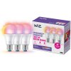 Philips WiZ 8720169075610 LED žiarovka Philips Wiz E27, 8,8W, 806lm, 2200-6500K+RGB, A60, biela, stmievateľná, 3-set