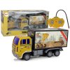 Lean Toys Stavebný kamión na diaľkové ovládanie 1:24 Žltý