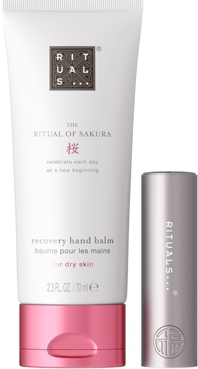 Rituals The Ritual Of Sakura krém na ruky 70 ml + balzam na pery 4,8 g