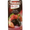 Torras Bezlepková horká čokoláda s jahodou bez pridaného cukru 75 g