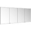Keuco Royal Modular 2.0 - Zrkadlová skrinka s LED osvetlením, 180x70x16 cm, hliník 800410180100400