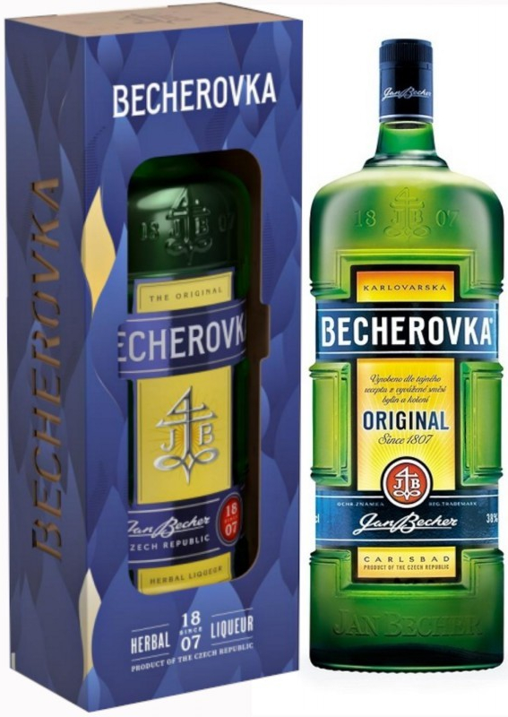 Becherovka 38% 3 l (kartón)