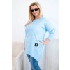 Kesi Dámske tričko Plus Size 25570 Farba: Modrá, Veľkosť: UNI