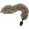 You2Toys Fluffy Tail Grey análny kolík s chvostom