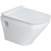 DURAVIT - DuraStyle Závesné WC, doska SoftClose, Rimless, alpská biela 45710900A1