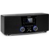 Auna Stockton, mikro stereo systém, max. 20W, DAB+, UKW, CD prehrávač, BT, OLED, čierny (MG3-Stockton)
