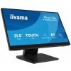 iiyama ProLite T2254MSC-B2AG - LED monitor - 21.5 (18.7 zobrazitelný) - dotykový displej - 1920 x 1080 Full HD (1080p) @ 100 Hz - IPS - 300 cd/m? - 1300:1 - 4 ms - HDMI, DisplayPort - reproduktory -