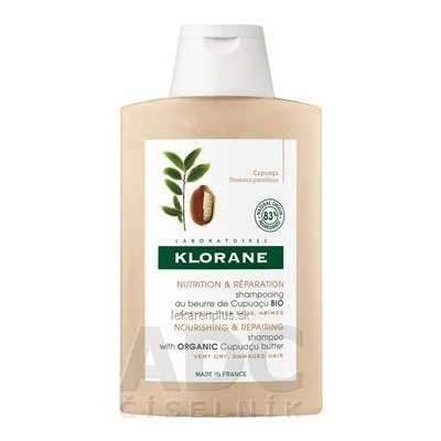 KLORANE SHAMPOOING AU BEURRE DE CUPUACU BIO šampón pre veľmi suché a poškodené vlasy 1x200 ml