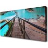 Obraz Canvas Schody jazero architektúra 100x50 cm