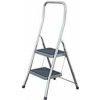 Krause Toppy XL skladacie schodíky / 2 úrovne / max. nosnosť 150 kg / pracovná výška 2,5 m / hliník, guma / strieborná/čierna