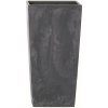 PROSPERPLAST Kvetináč s vkladom URBI SQUARE BETON EFFECT 32,5 cm antracit