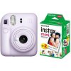 Fujifilm instax mini 12, fialový + Colorfilm (20ks)