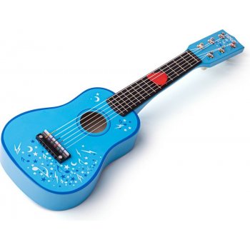 Tidlo dřevěná gitara Star modrá