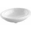 Geberit Variform umývadlo 50x40 cm oválny podpultové umývadlo biela 500.755.00.2