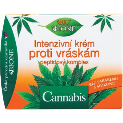 BC Bione Cannabis intenzivný krém proti vráskam s peptidy a ceramidy 51 ml