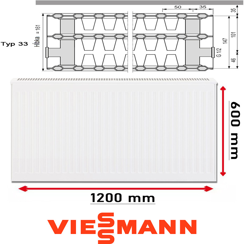 Viessmann 33 600 x 1200 mm