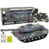 LEAN Toys Vojenský tank diaľkovo ovládaný Moro Shooting Noise