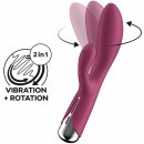 Satisfyer Spinning Rabbit 1 Rotating Clitoral Arm Vibrator Red