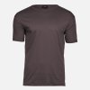 Tee Jays Fialové Grape pánske tričko, slim fit, Interlock Veľkosť: XL Tee Jays