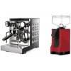 Rocket Espresso Appartamento TCA, white + Eureka Mignon Silenzio, BL ferrari red
