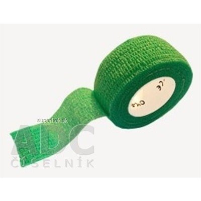 MEDIC Bandáž Finger Zelená 2,5cm x 4,5m, náplasť elastická (rýchloobväz), 1x1 ks, 8594182130188