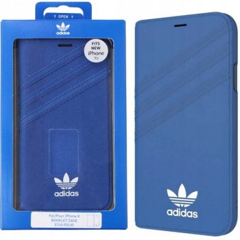 adidas flipové Apple iPhone X/XS adidas OR Booklet modré