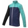 SENSOR COOLMAX THERMO dětská mikina celozip deep blue/sea green/černá vel. 150; Modrá