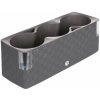 Truhlík PLASTKON Truhlík samozavlažovací COBBLE TRIO, antracit (41050)