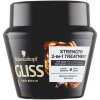Schwarzkopf Gliss Ultimate Repair Strength 2-In-1 Treatment maska na vlasy na poškozené vlasy 300 ml