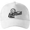 Florbal team - Šiltovka so zahnutým šiltom a mosaznou sponou - Univerzálna veľkosť ( Biela )